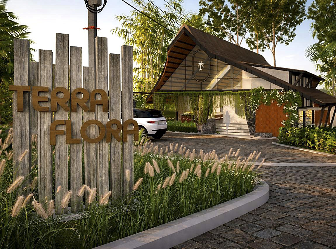 Terra Flora Kuta clubhouse and office building